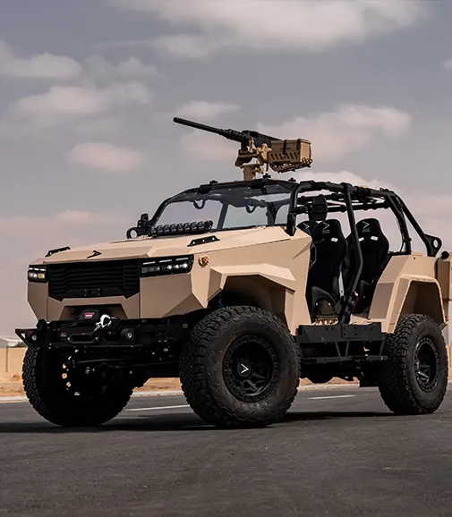 Can Climb a Steep Ramp, Up to 70%, While Being Able to Move on a 40% Side Slope